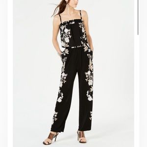 INC Floral Jumpsuit